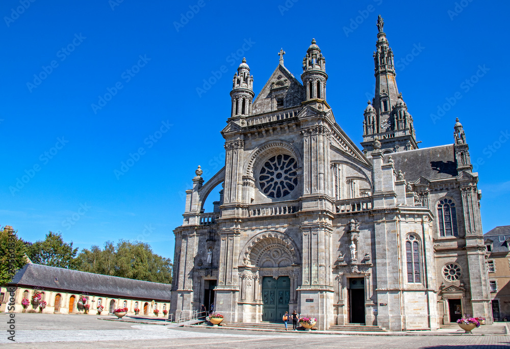 Sainte-Anne-d'Auray. Basilique Sainte-Anne. Morbihan. Bretagne