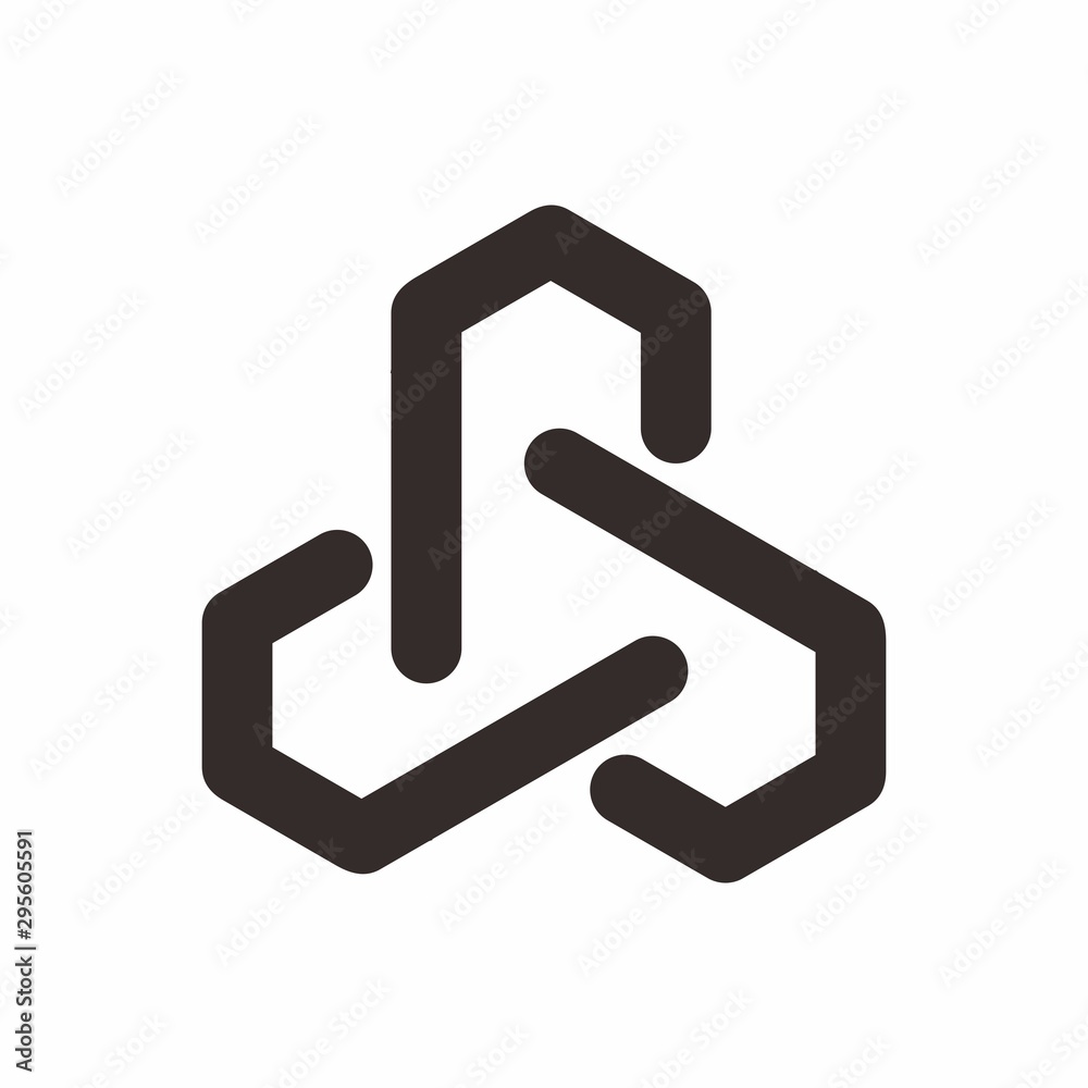 Abstract geometry logo design template vector illustration Abstract geometry logo design template vector illustration