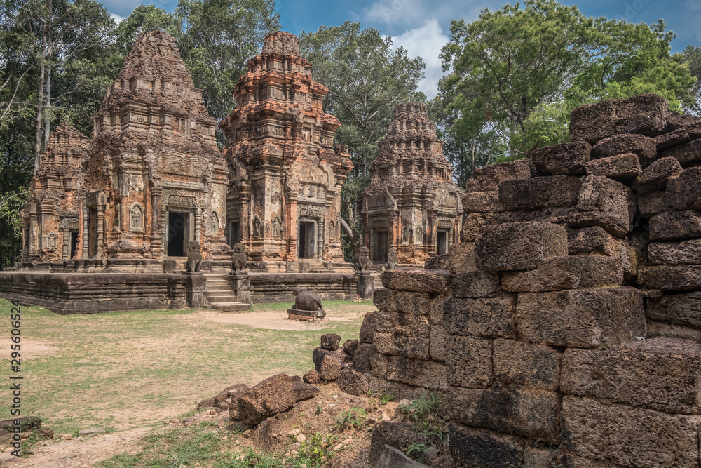 Prey Ko a small pre angkorian temple near Siem Reap, Cambodia Prey Ko a small pre angkorian temple near Siem Reap, Cambodia