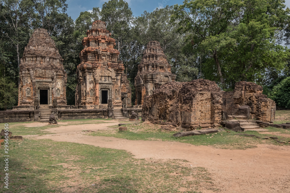Prey Ko a small pre angkorian temple near Siem Reap, Cambodia Prey Ko a small pre angkorian temple near Siem Reap, Cambodia