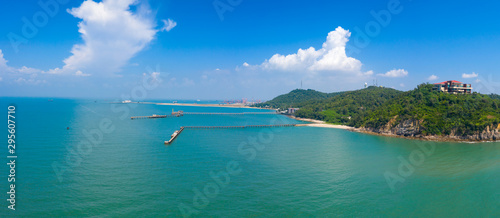 Wallpaper Mural Waterfront view of Guantouling National Forest Park, Guangbei Hai City Torontodigital.ca