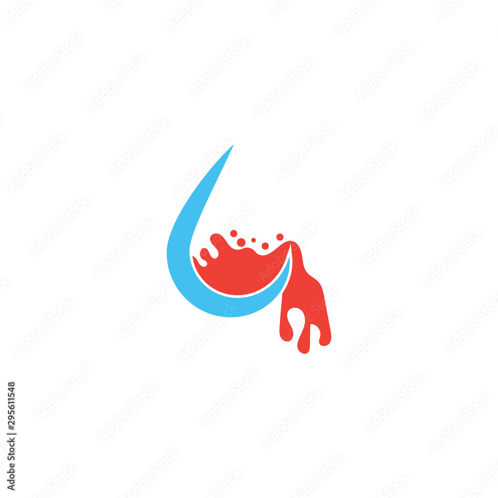 Blood logo template vector icon illustration Blood logo template vector icon illustration