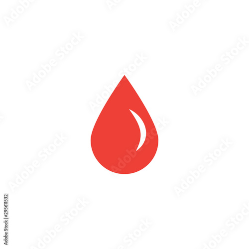 Blood logo template vector icon illustration