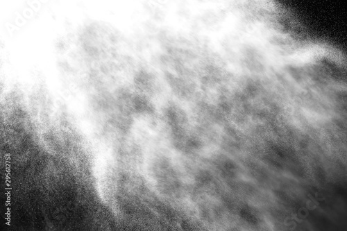 A stream of water and a clo...