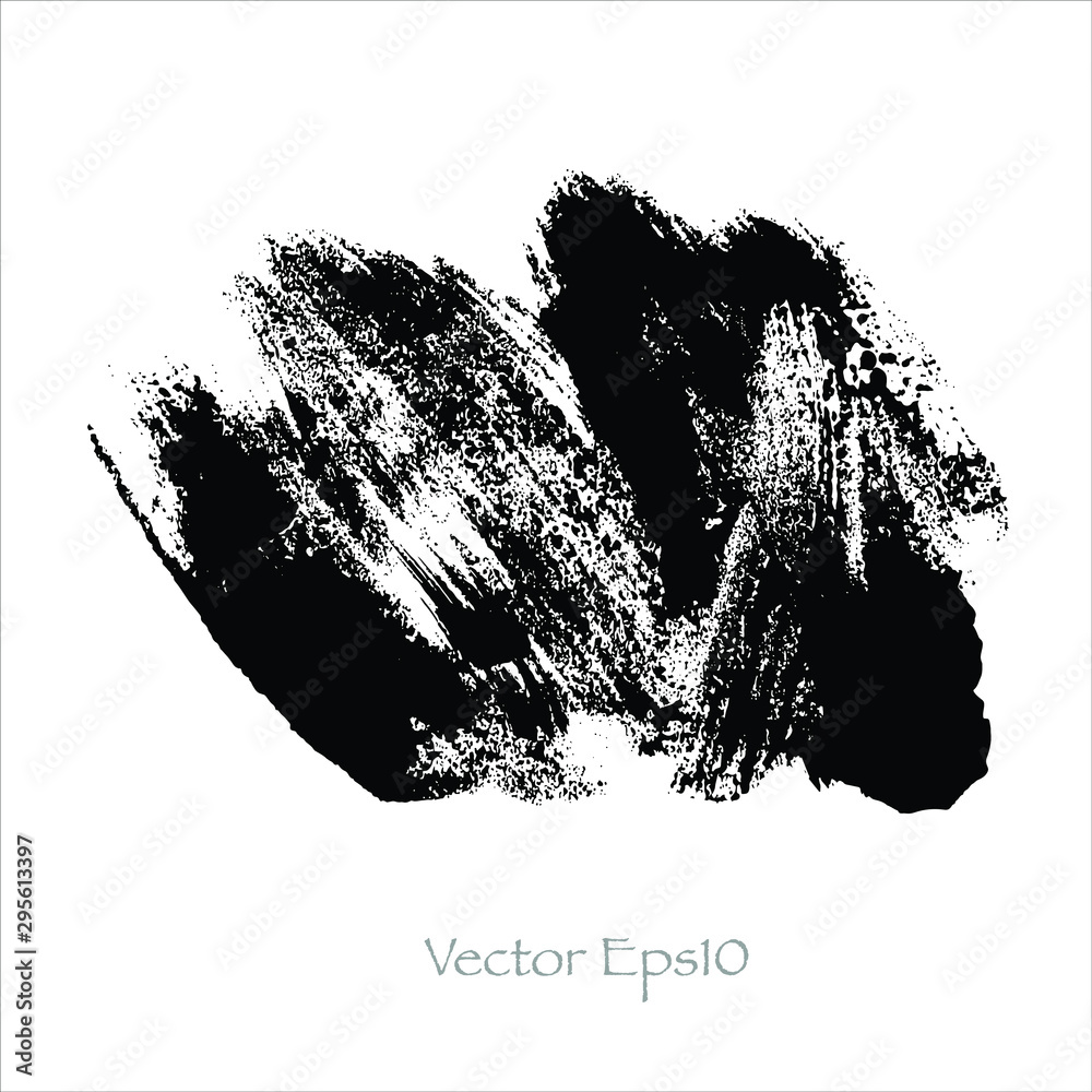 Vector brush stroke black background.creative image Vector brush stroke black background.creative image