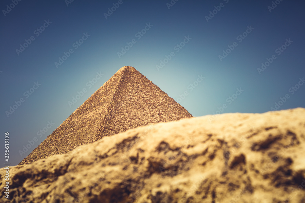 The great Pyramids of Gizeh Egypt shot in the summer of 2019 The great Pyramids of Gizeh Egypt shot in the summer of 2019