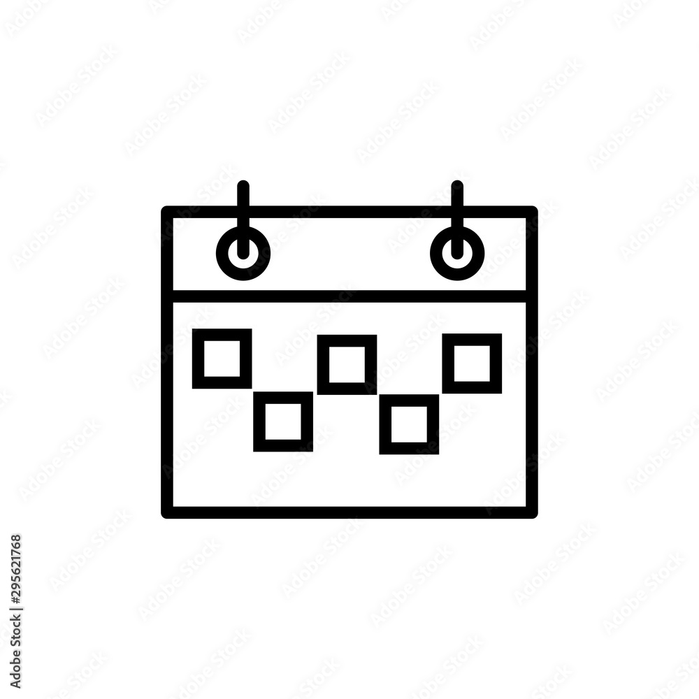 Calendar icon vector design template Calendar icon vector design template