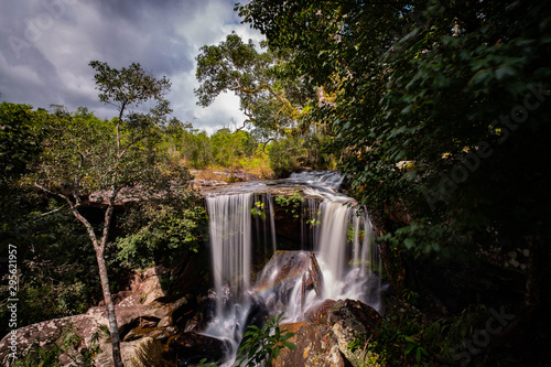 Famous place in Thailand (Penpobmai water fall in Phukadueng National park)