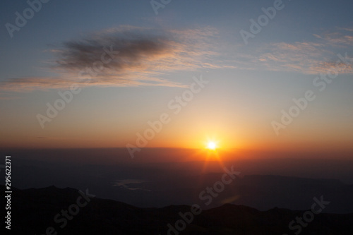 sunrise at nemrut mountain