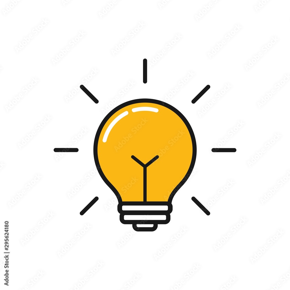 light bulb line vector logo template art eco energy power electricity idea concept. vector illustration light bulb line vector logo template art eco energy power electricity idea concept. vector illustration