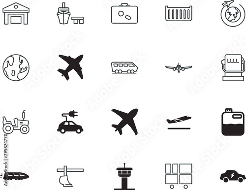 transport vector icon set such as: consolidation, departures, station, storage, nautical, deliver, worldwide, retro, jerry, handbag, worker, store, delivering, house, snowdrift, canister vector icon