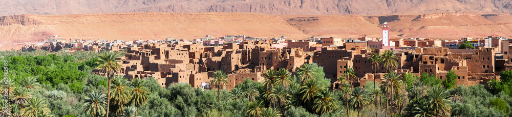Street of the Kasbahs / Kasbahs in Dade valley in the south of Morocco, Africa. Street of the Kasbahs / Kasbahs in Dade valley in the south of Morocco, Africa.