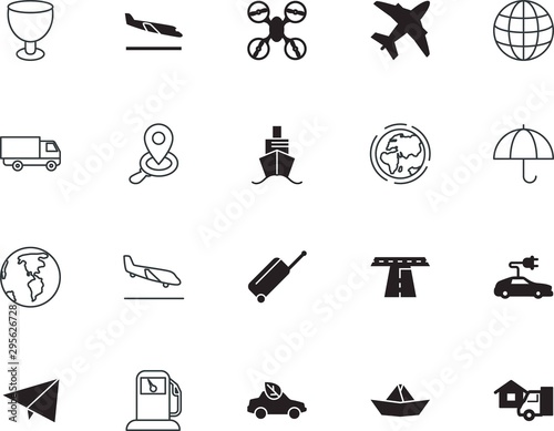 transport vector icon set such as: navigation, smart, transit, tank, lifestyle, drone, action, commerce, electric, drive, bright, control, factory, mail, fabrication, highway, wheel, way, power