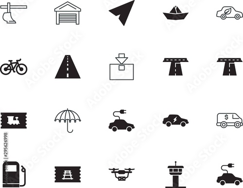 transport vector icon set such as: sky, gray, check, development, pump, studio, circle, container, van, retro, sea, house, thin, petroleum, life, style, cash, leisure, natural, ship, delivering, mail