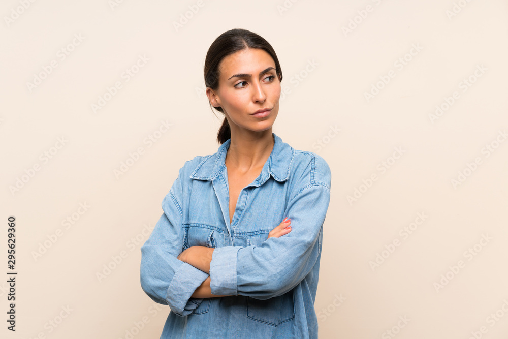 Young woman over isolated background portrait Young woman over isolated background portrait