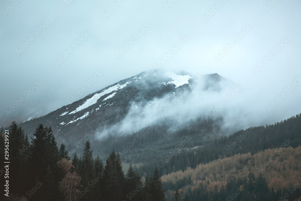 fog in mountains