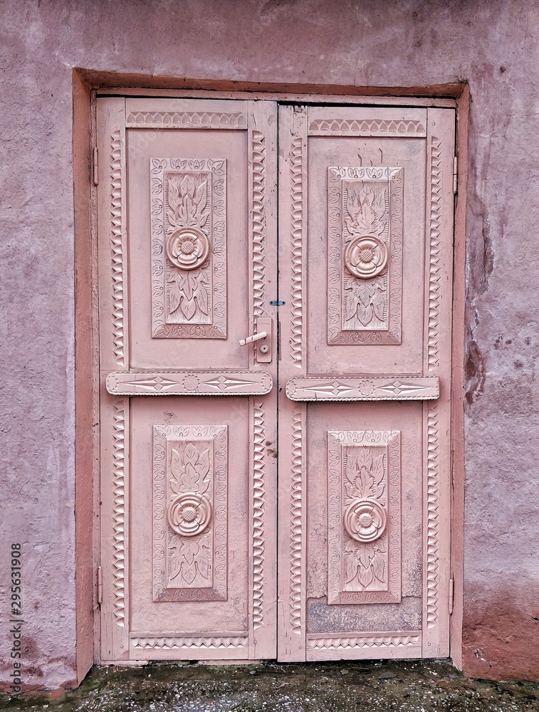 letters on wall