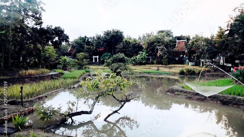 The landscape of the rice fields, the simulation of the economy in the big city to reflect the life style of the work of farmers.