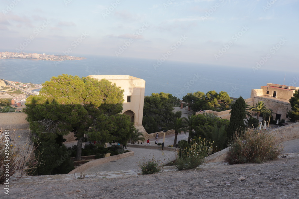 Fototapeta premium Castillo Santa Bárbara-Alicante 