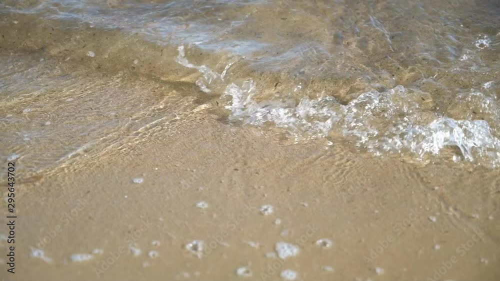 Waves at the seashore. Slow motion. Waves at the seashore. Slow motion.