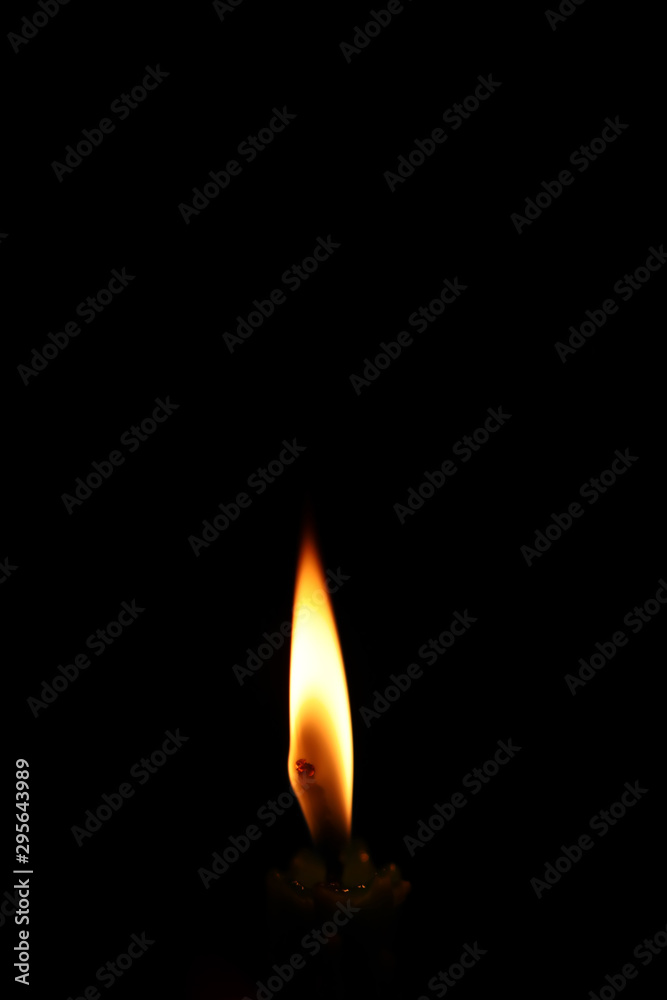 Candle light in the dark Candle light in the dark