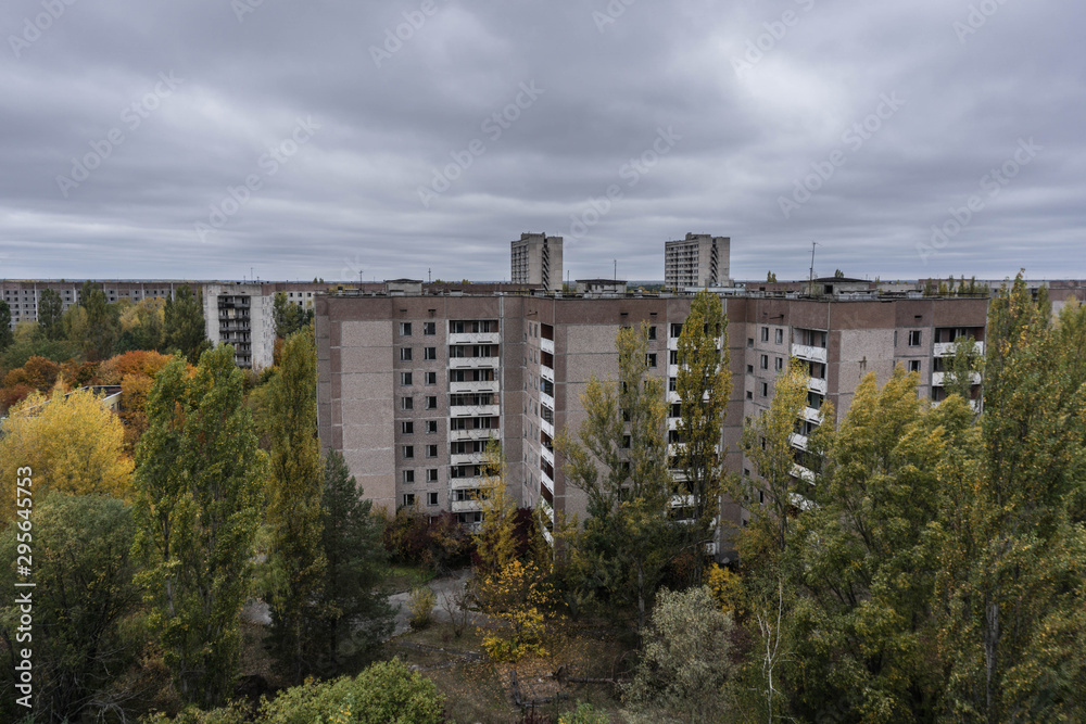 Pripyat in the Chernobyl Exclusion Zone