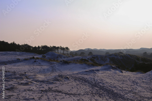 sunset in the dunes