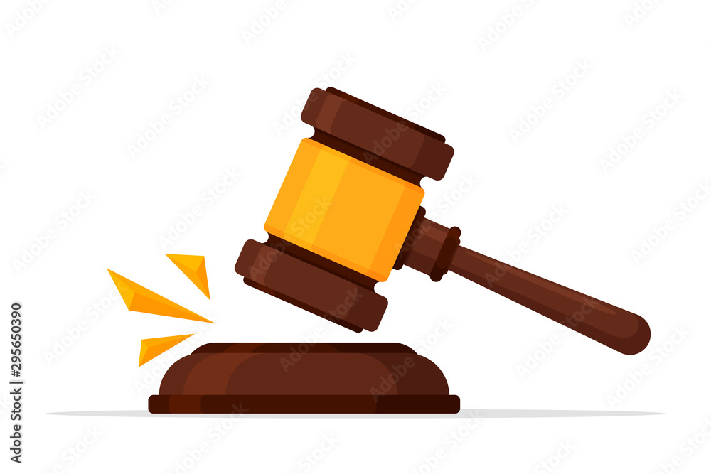 Justice Icon. Vector a legal hammer that knocked off a case in the court of justice. Justice Icon. Vector a legal hammer that knocked off a case in the court of justice.