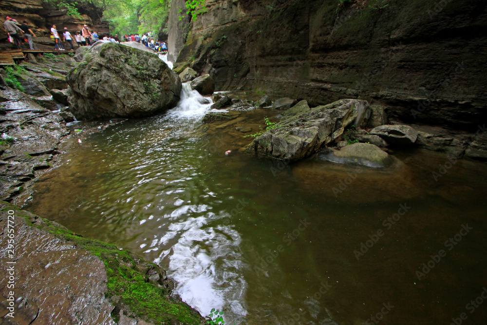 yuntai mountain scenic spot natural scenery, jiaozuo city, henan province, China. yuntai mountain scenic spot natural scenery, jiaozuo city, henan province, China.