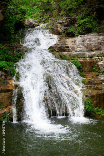 yuntai mountain scenic spot natural scenery  cascade creek  China.