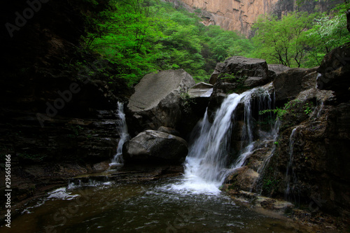 yuntai mountain natural scenery, jiaozuo city, China.