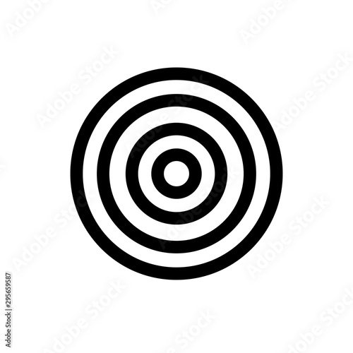 Target icon, vector illustration. Flat design style. vector target icon illustration isolated on white background, target icon Eps10. target icons graphic design vector symbols.