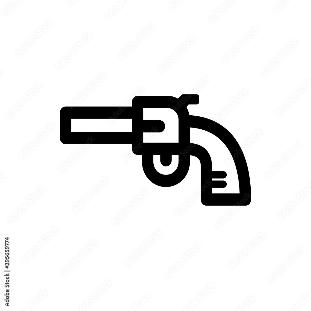 vector gun icon. vector gun icon.
