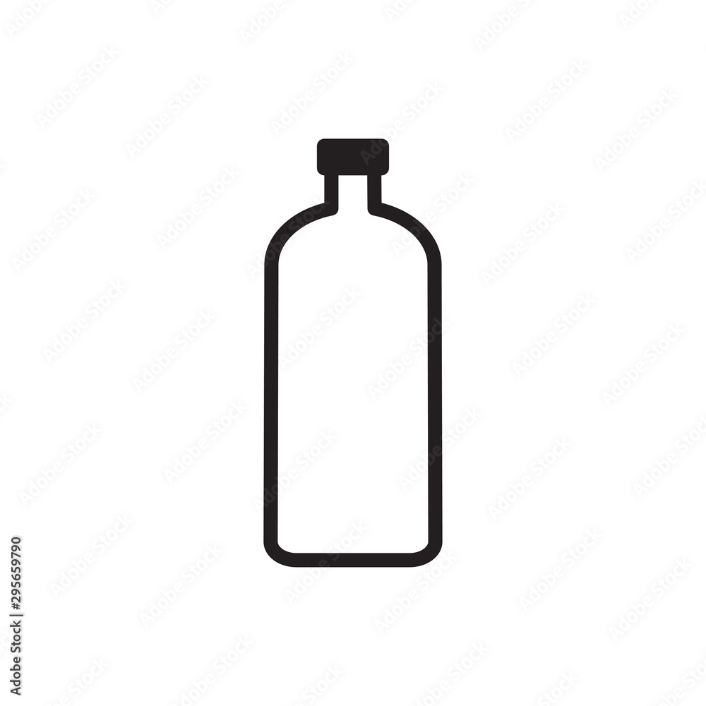 bottle icon vector trendy flat design bottle icon vector trendy flat design
