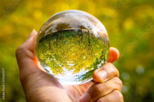 known as an orbuculum, is a crystal or glass ball and common fortune-telling object. It is generally associated with the performance of clairvoyance and scrying in particular.
