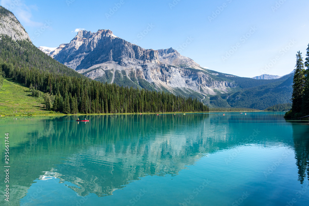 The Emerald Lake in Yoho National Park, Canada