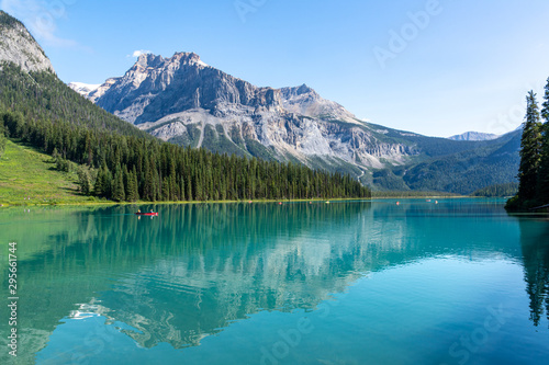 The Emerald Lake in Yoho National Park  Canada