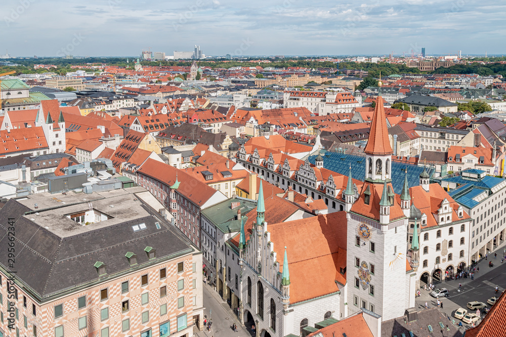 Obraz premium The Munich Skyline - Bavaria, Germany