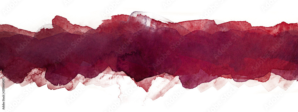 abstract watercolor multilayer strip background dark red stripe line element for design