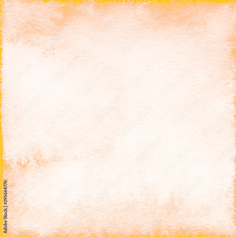 yellow watercolor background with painted saturated edges and a free center space for text