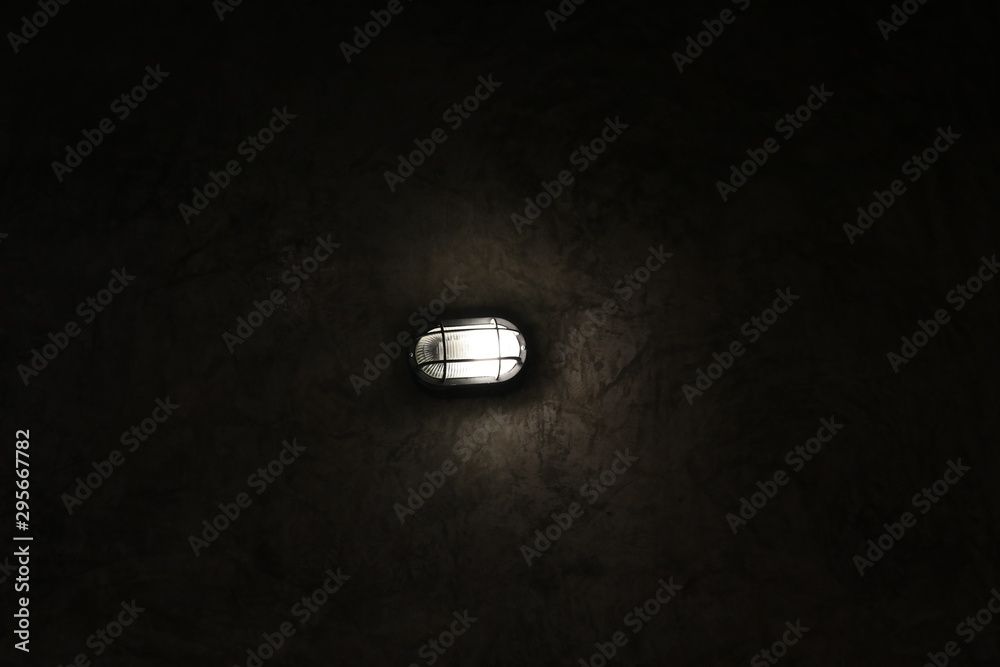 Lighting from the wall-mounted lamps Lighting from the wall-mounted lamps