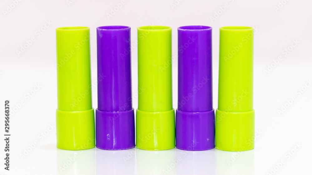 close up colorfull plastic tube close up colorfull plastic tube