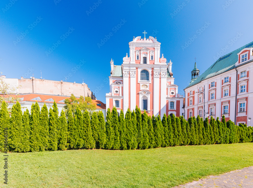 Fototapeta premium Poznan. Former collegiate Jesuit. Historical architecture