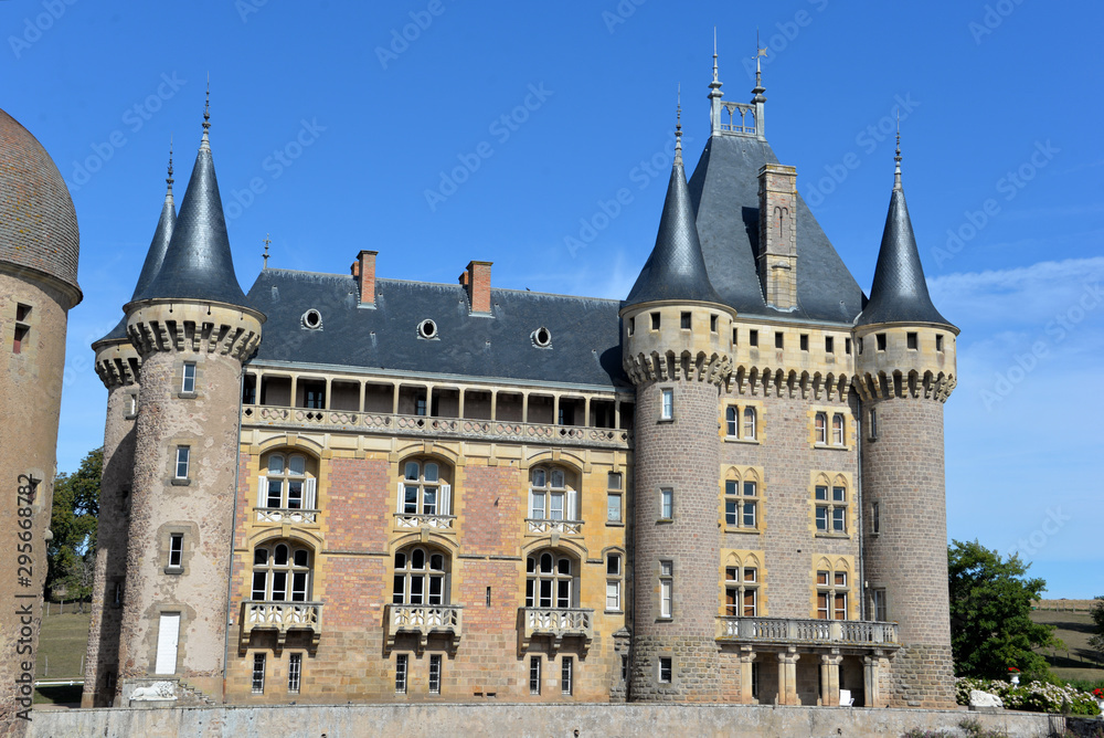 Fototapeta premium château de la Clayette