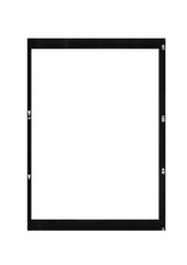 scan of blank medium format photo film frame ratio 6 8 isolated on white background