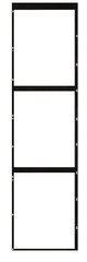 scan of blank medium format three photo film frames ratio 6 7 isolated on white background