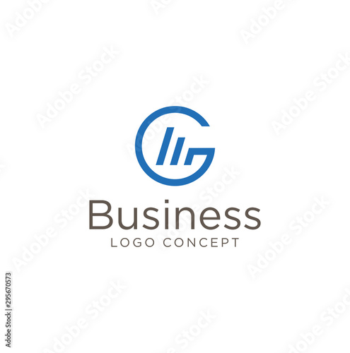 Free Download Creative Letter G Growth Chart Logo Stock Vector . circle Letter G Logo Business Finance Design Template - GFXLoad