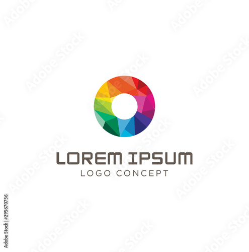 Abstract Round Logo Polygon Colorfull Design Illustration . Colorful Modern Circle Tech Logo Symbol Icon Stock Vector Free Download Abstract Round Logo Polygon Colorfull Design Illustration . Colorful Modern Circle Tech Logo Symbol Icon Stock Vector - GFXLoad