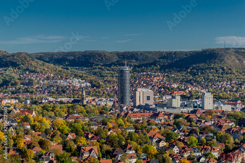 Herbstlicher Spaziergang entlang der Saale-Horizontale im wunderschönen Jena - Jena/Thüringen/Deutschland photo