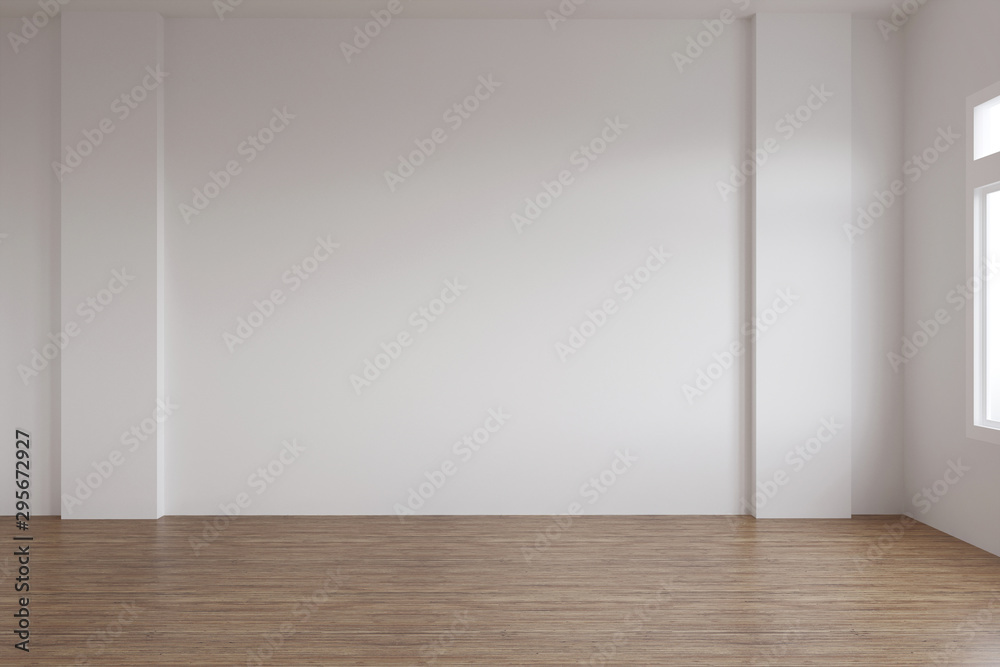 Realistic mock up of empty interior room apartment. 3d render Realistic mock up of empty interior room apartment. 3d render